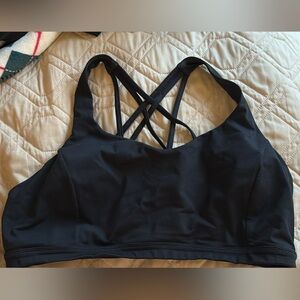 Lululemon Black Sports bra size 14